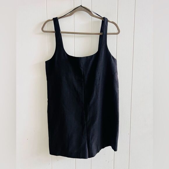 Zara Linen Blend Romper NWT - Picture 1 of 11